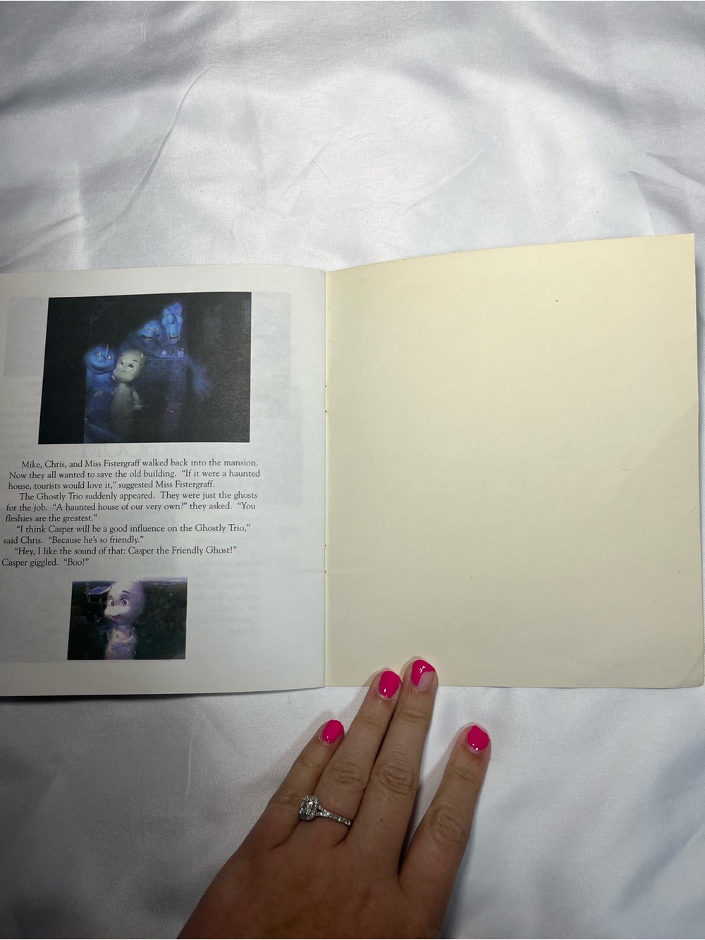 Vintage 1998 Casper A Spirited Beginning Paperback Book Rare‎ Movie Tie In - Picture 4 of 5